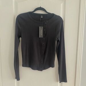 Another Story Ribbed Cardigan